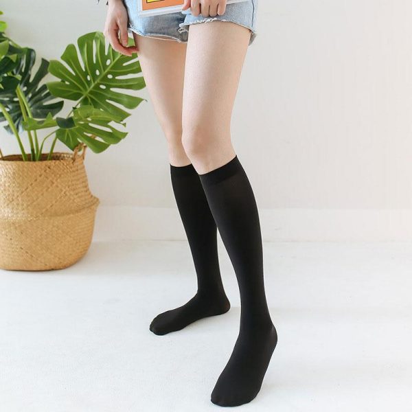 Pure Color JK Stockings Knee-high Socks - Modakawa Modakawa