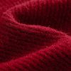 Cross Knit Sweater Ruffled Split Slip Dress - Modakawa modakawa