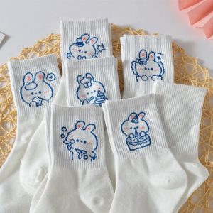 Cute Cartoon Bunny Socks - Modakawa Modakawa
