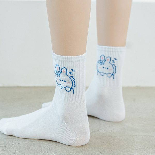 Cute Cartoon Bunny Socks - Modakawa Modakawa